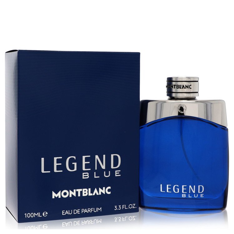 Montblanc Legend Blue by Mont Blanc – Fresh Aromatic Men's Eau de Parfum | Bergamot, Lavender & Musk | 3.3 oz EDP