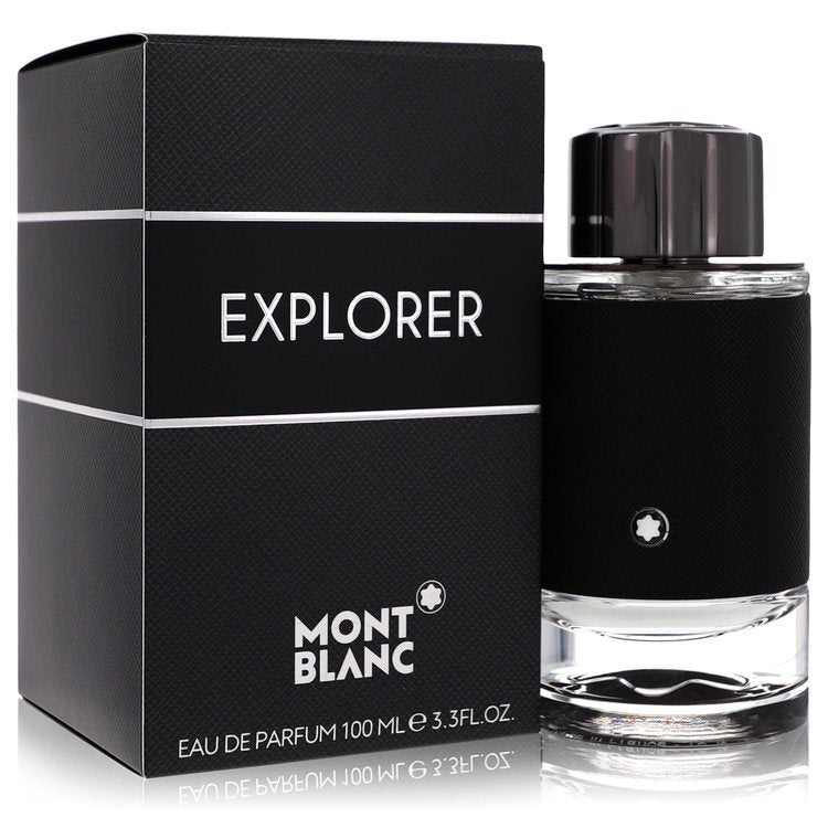 Montblanc Explorer by Mont Blanc – Woody Aromatic Men's Eau de Parfum | Bergamot, Vetiver & Leather | 3.4 oz EDP
