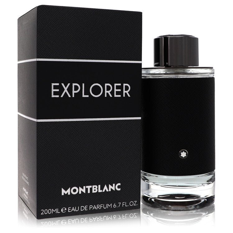 Montblanc Explorer by Mont Blanc – Woody Aromatic Men's Eau de Parfum | Bergamot, Vetiver & Leather | 6.7 oz EDP