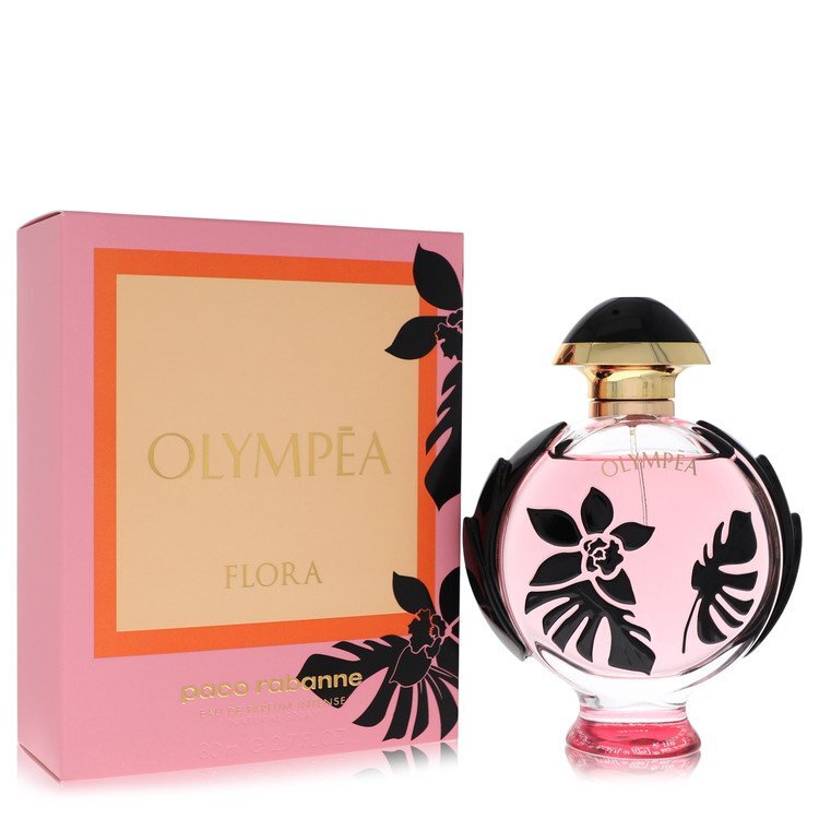 Olympea Flora by Paco Rabanne – Intense Floral Women's Eau de Parfum | Jasmine, Sandalwood & Musk | 2.7 oz EDP