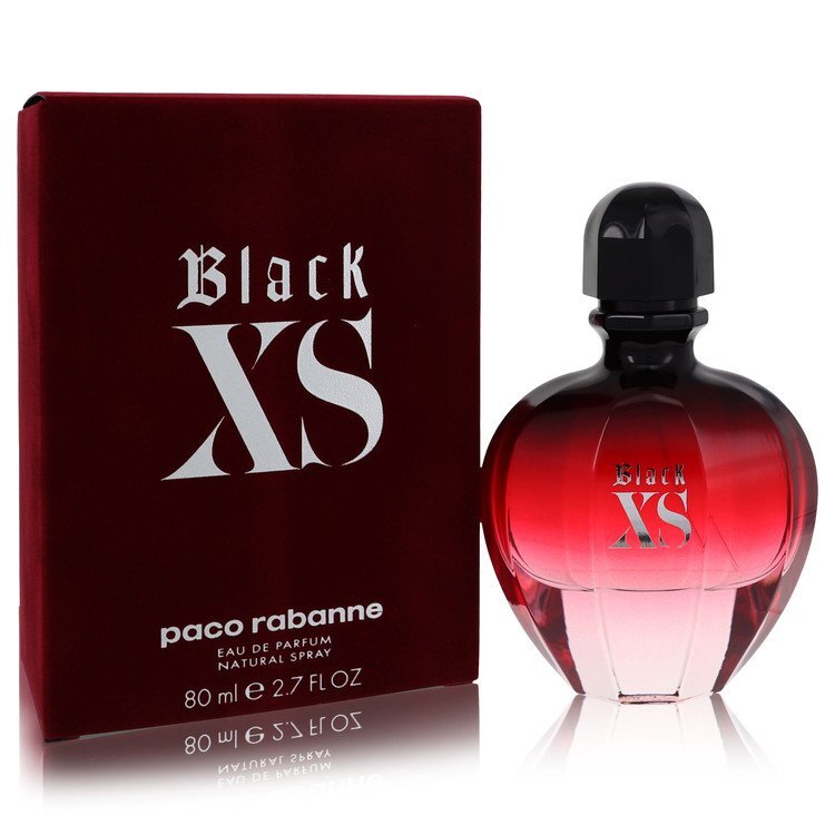 Black XS by Paco Rabanne – Dark Floral Women's Eau de Parfum | Rose, Anise & Leather | 2.7 oz EDP