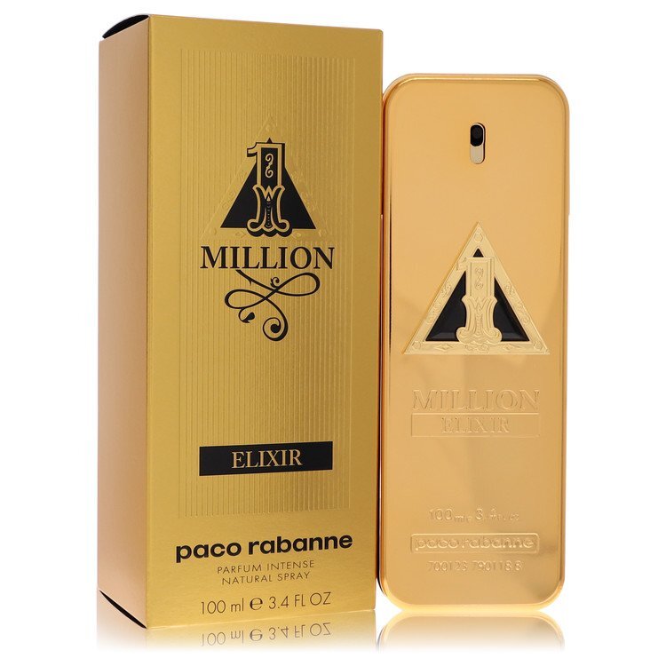 1 Million Elixir by Paco Rabanne – Intense Spicy Men's Eau de Parfum | Cinnamon, Leather & Dark Amber | 3.4 oz EDP