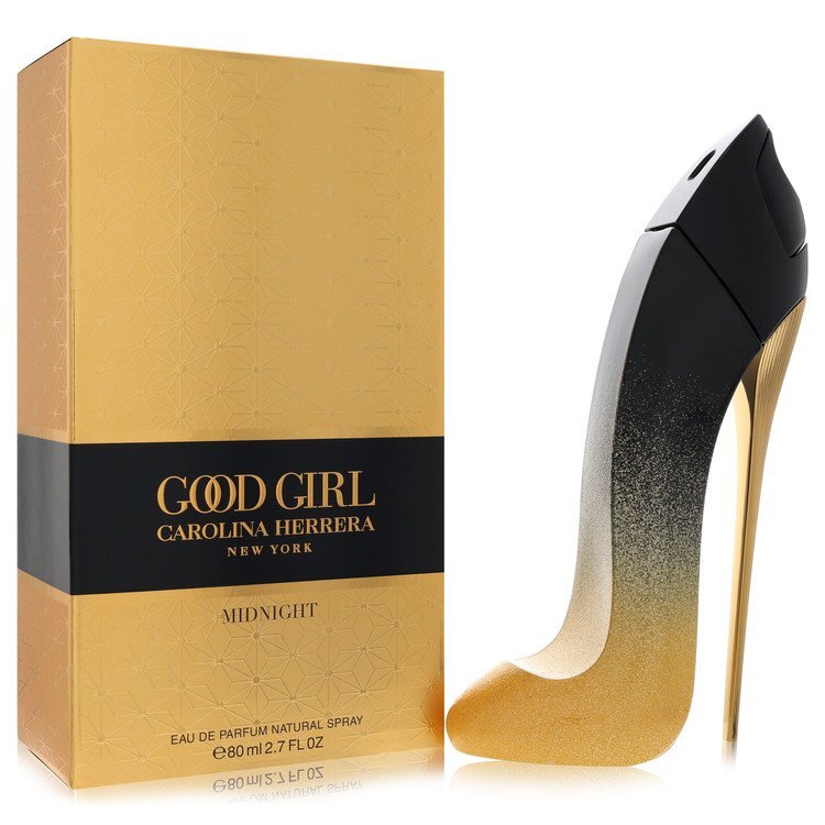 Good Girl Midnight by Carolina Herrera – Dark Floral Women's Eau de Parfum | Black Jasmine, Vetiver & Musk | 2.7 oz EDP
