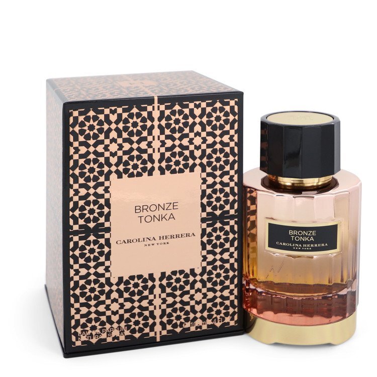 Bronze Tonka by Carolina Herrera – Warm Gourmand Unisex Eau de Parfum | Tonka Bean, Amber & Sandalwood | 3.4 oz EDP
