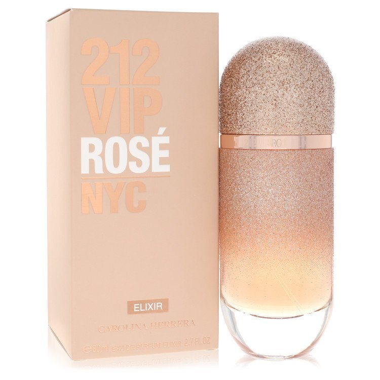 212 Vip Rose Elixir by Carolina Herrera – Rich Floral Women's Eau de Parfum | Rose, Peony & Warm Musk | 2.7 oz EDP