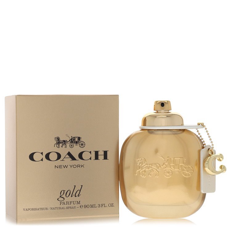 Coach Gold by Coach – Warm Floral Women's Eau de Parfum | Tuberose, Amber & Sandalwood | 3 oz EDP
