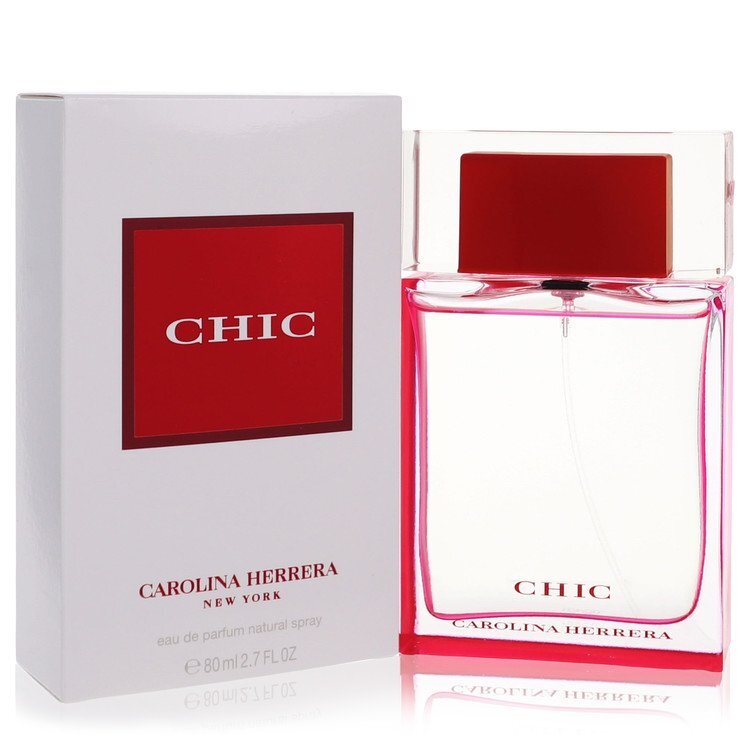 Chic by Carolina Herrera – Sophisticated Floral Women's Eau de Parfum | Magnolia, Iris & Sandalwood | 2.7 oz EDP