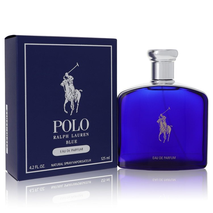 Polo Blue by Ralph Lauren – Fresh Aquatic Men's Eau de Parfum | Melon, Sage & Suede | 4.2 oz EDP