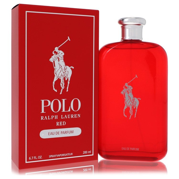 Polo Red by Ralph Lauren – Fiery Woody Men's Eau de Parfum | Coffee, Cedarwood & Amber | 6.7 oz EDP