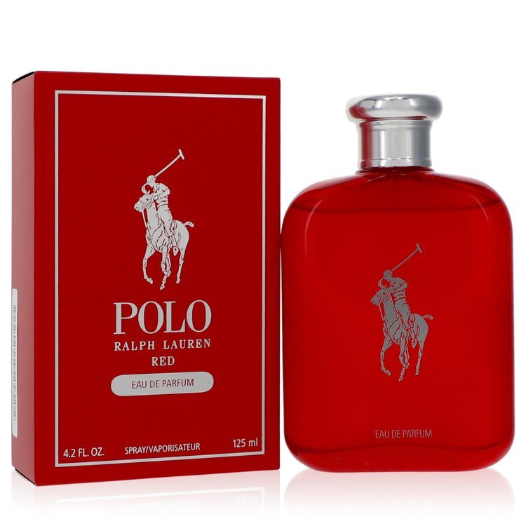 Polo Red by Ralph Lauren – Fiery Woody Men's Eau de Parfum | Coffee, Cedarwood & Amber | 4.2 oz EDP
