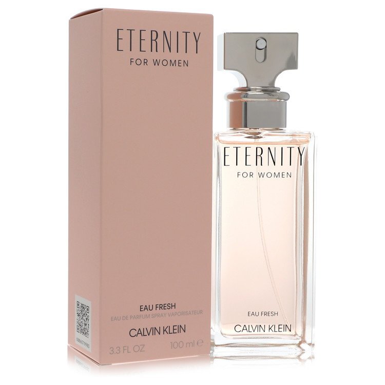 Eternity Eau Fresh by Calvin Klein – Floral Aquatic Women's Eau de Parfum | Pear, Peony & Musk | 3.4 oz EDP