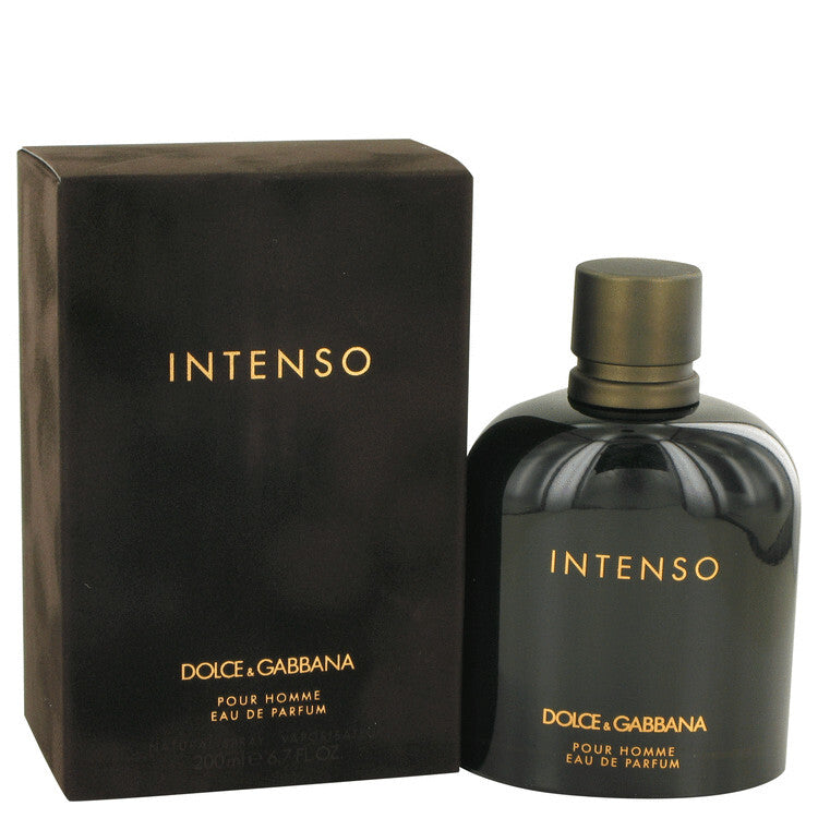 Dolce & Gabbana Intenso by Dolce & Gabbana – Rich Woody Men's Eau de Parfum | Incense, Vetiver & Amber | 6.7 oz EDP