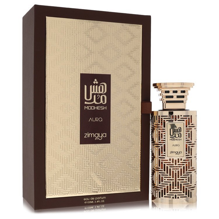 Afnan Zimaya Modhesh Aura by Afnan | Eau de Parfum Spray 3.4 oz Unisex | Woody Oriental Fragrance