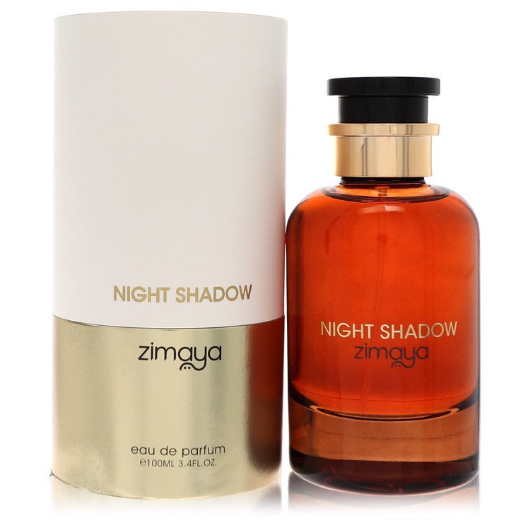 Afnan Zimaya Night Shadow Eau de Parfum | Dark Woody Oud Leather Amber Musk Vetiver | Unisex 3.4 oz