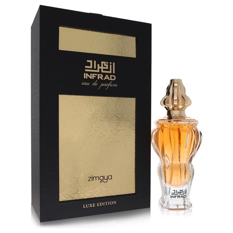 Afnan Zimaya Infrad Luxe Eau de Parfum | Floral Fruity Rose Vanilla Musk Amber Sandalwood | Women 3.4 oz