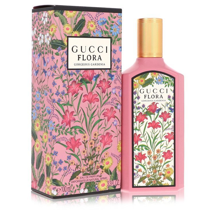 Flora Gorgeous Gardenia by Gucci – Fruity Floral Women's Eau de Parfum | Apple, Gardenia & Patchouli | 3.4 oz EDP