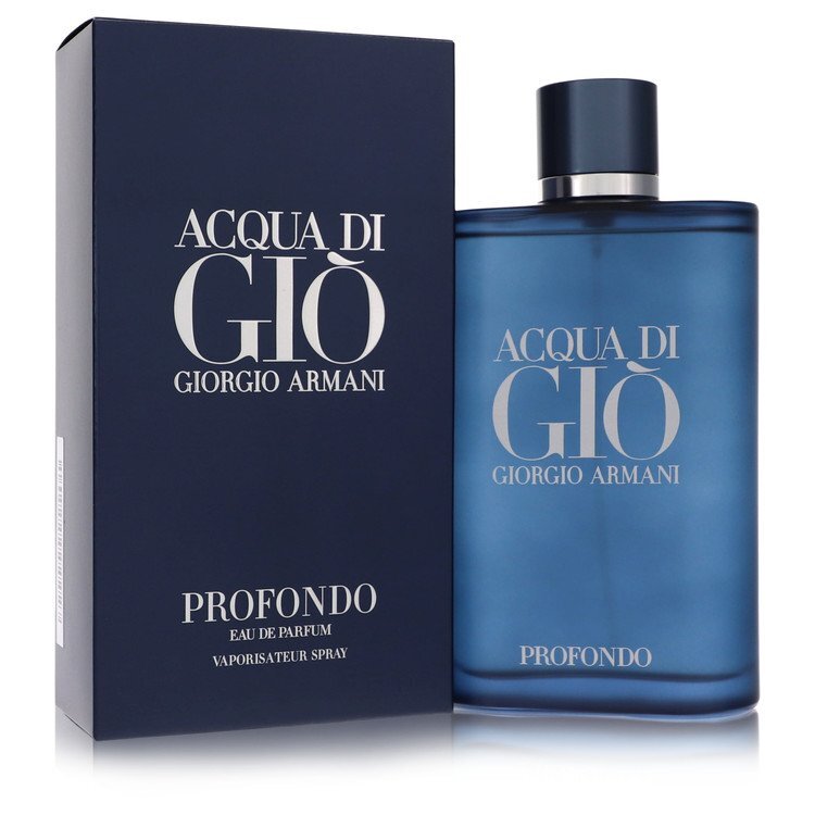 Acqua di Gio Profondo by Giorgio Armani – Aquatic Woody Men's Eau de Parfum | Marine, Bergamot & Patchouli | 6.7 oz EDP