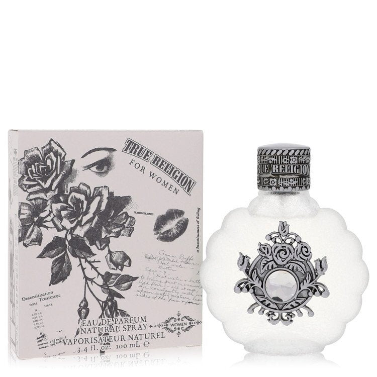 True Religion by True Religion – Floral Woody Musk Women's Eau de Parfum | Apple, Violet & Bergamot | 3.4 oz EDP