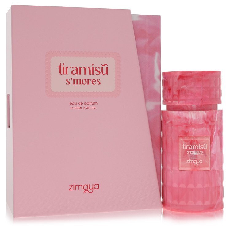 Zimaya Tiramisu S’mores by Afnan – Smoky Gourmand Unisex Eau de Parfum | Toasted Marshmallow, Chocolate & Vanilla | 3.4 oz EDP
