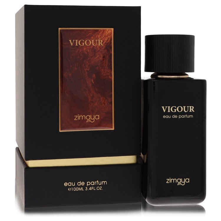 Zimaya Vigour by Afnan – Energetic Fresh Men’s Eau de Parfum | Citrus, Lavender & Woody Musk | 3.4 oz EDP