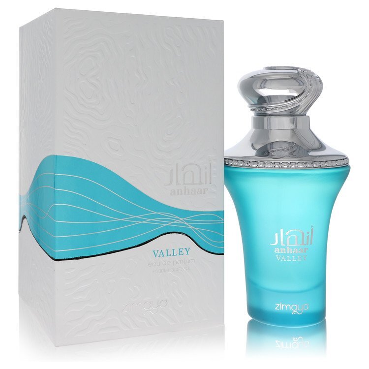 Zimaya Anhaar Valley by Afnan – Fresh Green Unisex Eau de Parfum | Bergamot, Green Leaves & Vetiver | 3.4 oz EDP