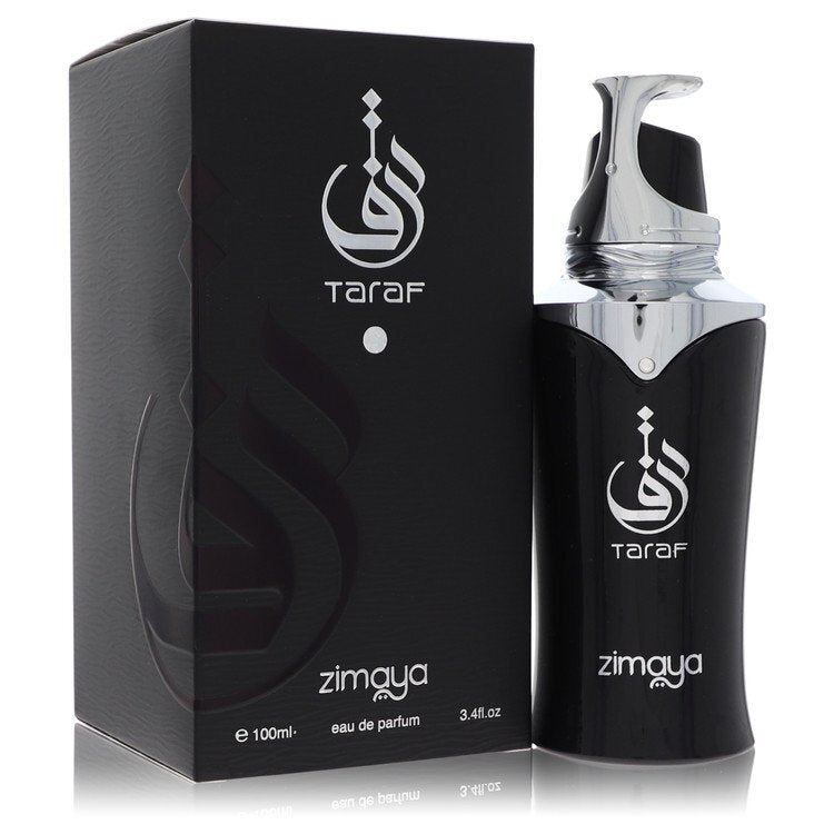 Zimaya Taraf Black by Afnan – Dark Intense Men’s Eau de Parfum | Black Oud, Leather & Dark Musk | 3.4 oz EDP