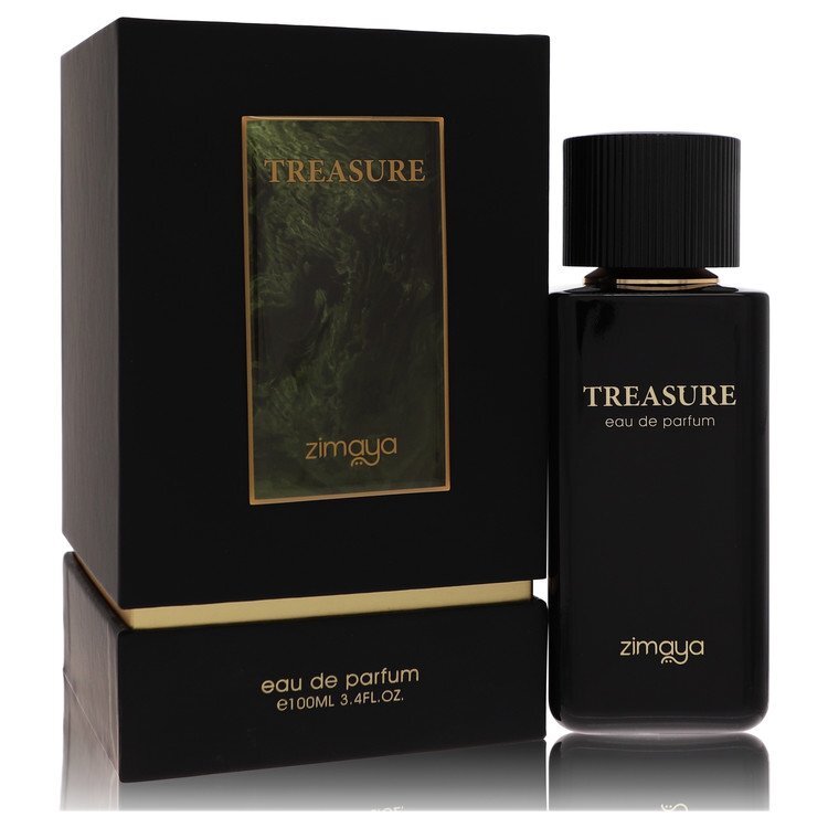 Zimaya Treasure by Afnan – Rich Oriental Men’s Eau de Parfum | Oud, Saffron & Precious Amber | 3.4 oz EDP