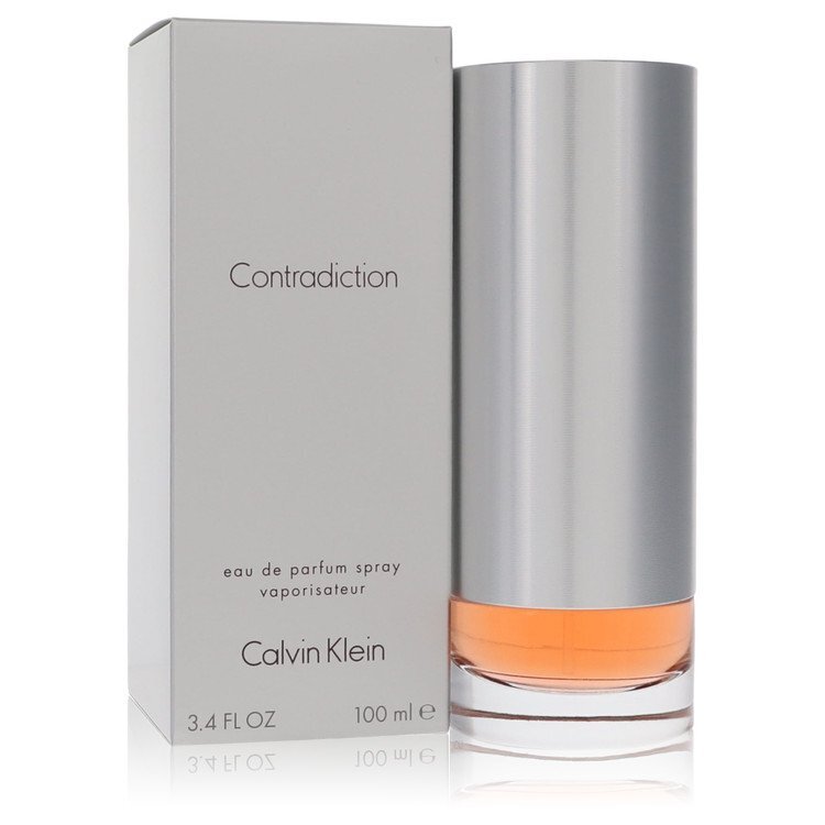 Contradiction by Calvin Klein – Oriental Floral Women's Eau de Parfum | Pepper, Rose & Sandalwood | 3.4 oz EDP