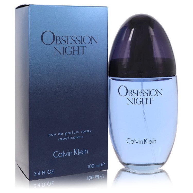 Obsession Night by Calvin Klein – Oriental Floral Women's Eau de Parfum | Jasmine, Vanilla & Amber | 3.4 oz EDP
