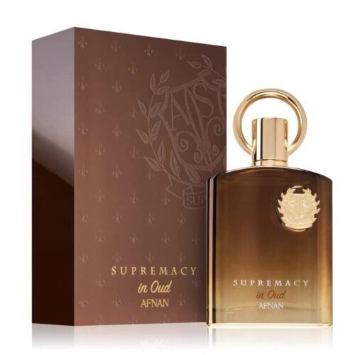 Supremacy in Oud by Afnan – Aromatic Spicy Unisex Eau de Parfum | Saffron, Oud & Patchouli | 3.4 oz EDP
