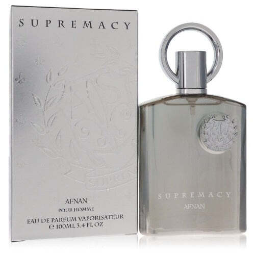 Supremacy Silver by Afnan – Fresh Aromatic Men's Eau de Parfum | Pineapple, Jasmine & Ambergris | 3.4 oz EDP