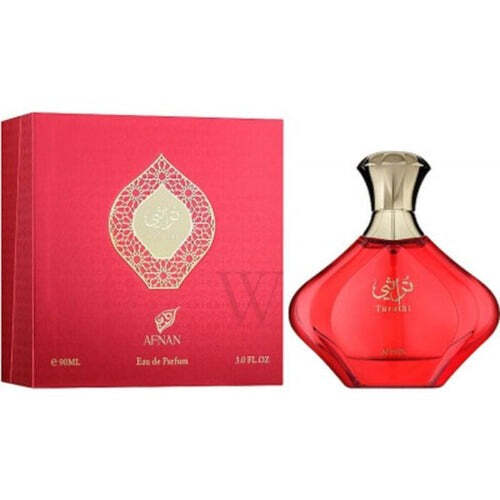 Afnan Turathi Red by Afnan – Soft Floral Women's Eau de Parfum | Rose, Jasmine & Apricot | 3.0 oz EDP