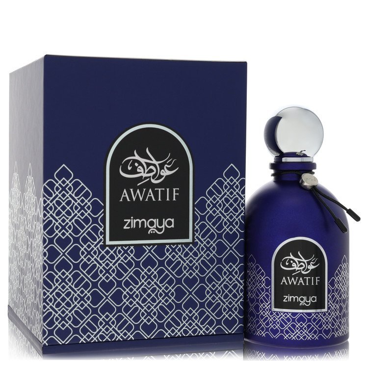 Zimaya Awatif Blue by Afnan – Fresh Aquatic Men’s Eau de Parfum | Bergamot, Aquatic Notes & Cedarwood | 3.4 oz EDP