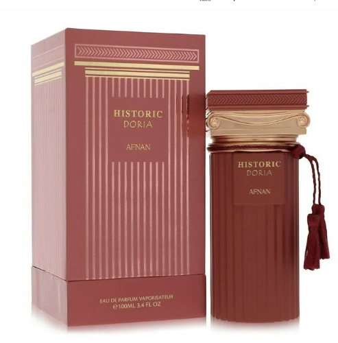 Afnan Historic Doria by Afnan – Floral Citrus Unisex Eau de Parfum | Orange Blossom, Tuberose & Musk | 3.4 oz EDP