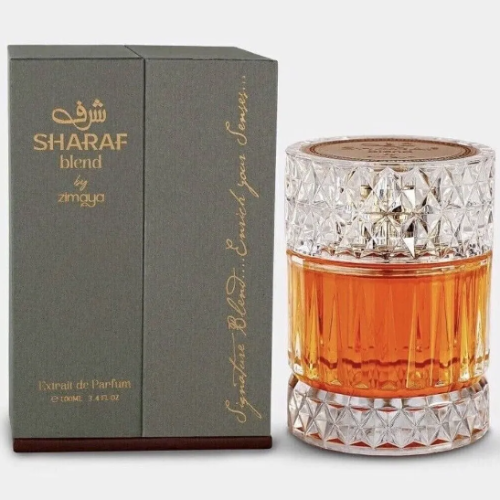 Afnan Sharaf Blend by Afnan – Cognac Gourmand Men's Eau de Parfum | Oak, Sandalwood & Vanilla | 3.4 oz EDP