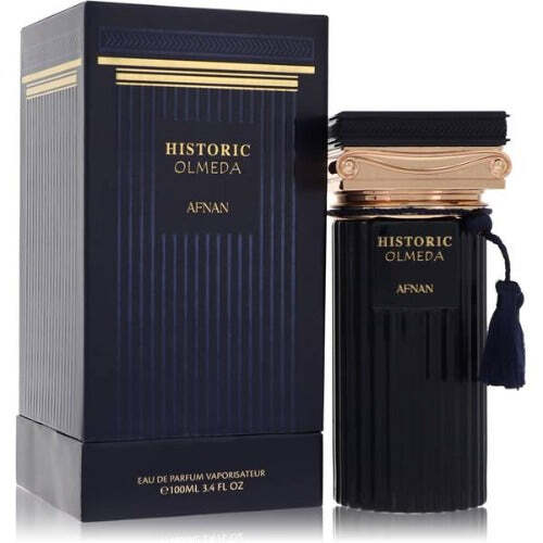 Afnan Historic Olmeda by Afnan – Aromatic Spicy Unisex Eau de Parfum | Pink Pepper, Cedar & Ambergris | 3.4 oz EDP