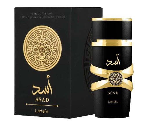 Lattafa Asad by Lattafa – Vanilla Gourmand Unisex Eau de Parfum | Pineapple, Coffee & Amber | 3.4 oz EDP