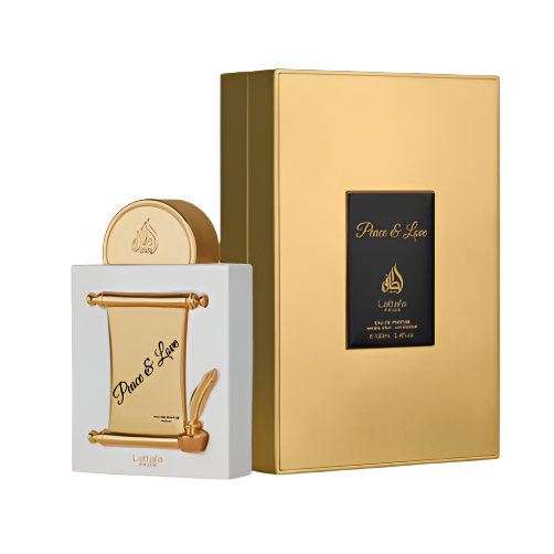 Lattafa Pride Peace & Love by Lattafa – Floral Fruity Unisex Eau de Parfum | Bergamot, Rose & Vanilla | 3.4 oz EDP