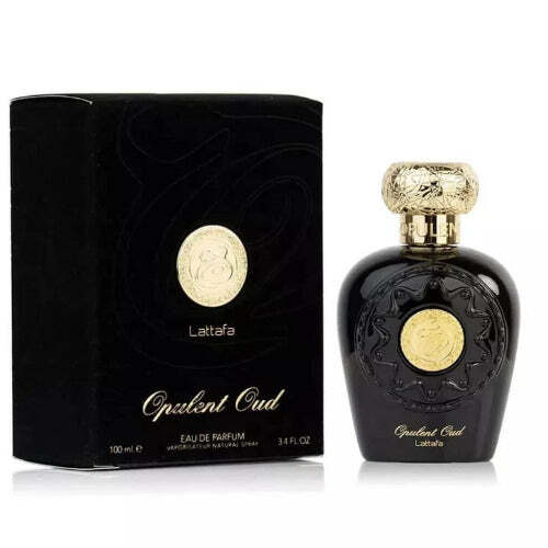 Lattafa Opulent Oud by Lattafa – Dark Spicy Unisex Eau de Parfum | Saffron, Oud & Caramel | 3.4 oz EDP