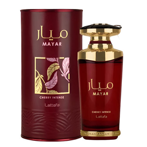 Lattafa Mayar Cherry Intense by Lattafa – Fruity Gourmand Women's Eau de Parfum | Cherry, Vanilla & Amber | 3.4 oz EDP