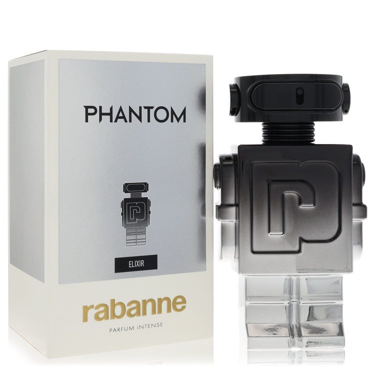 Phantom Elixir by Paco Rabanne Cologne Parfum Intense Spray 3.4 oz for Men | Woody Aromatic Fragrance
