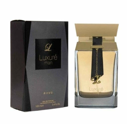 Lattafa Luxure Man by Lattafa – Fresh Woody Men's Eau de Parfum | Apple, Jasmine & Sandalwood | 3.4 oz EDP