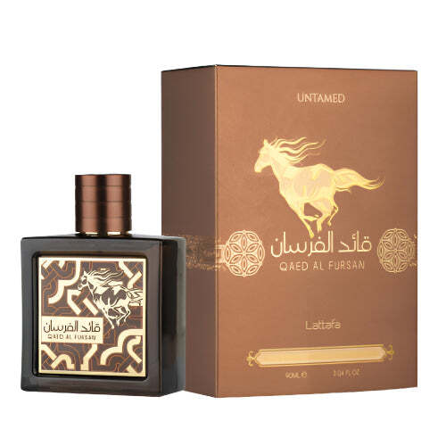 Lattafa Qaed Al Fursan Untamed by Lattafa | Eau de Parfum Spray 3.4 oz Unisex | Woody Spicy Fragrance