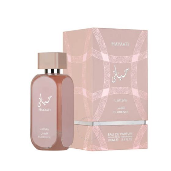 Lattafa Hayaati Florence by Lattafa | Eau de Parfum Spray 3.4 oz Women | Citrus Floral Fragrance