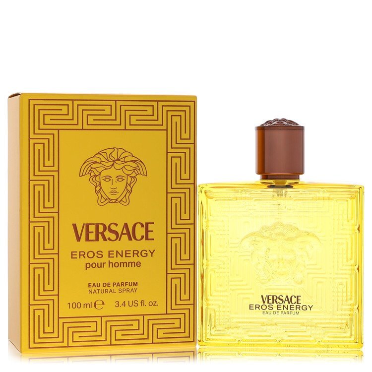 Versace Eros Energy by Versace Eau De Parfum Spray for Men – Mint, Citrus & Cedarwood – 3.4 oz EDP