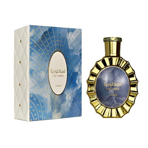 Lattafa Victoria by Lattafa | Eau de Parfum Spray 3.4 oz Unisex | Citrus Floral Fragrance