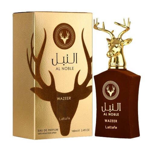 Lattafa Al Noble Wazeer by Lattafa | Eau de Parfum Spray 3.4 oz Unisex | Oriental Gourmand Fragrance