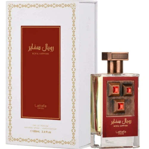 Lattafa Pride Royal Sapphire by Lattafa | Eau de Parfum Spray 3.4 oz Unisex | Floral Oriental Fragrance
