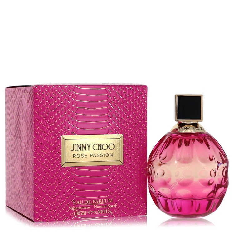 Jimmy Choo Rose Passion by Jimmy Choo | Eau de Parfum Spray 3.3 oz Women | Floral Fruity Fragrance