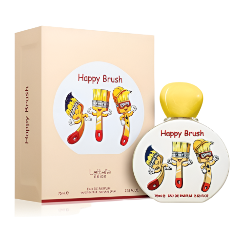 Lattafa Pride Happy Brush for Kids by Lattafa | Eau de Parfum Spray 2.5 oz Kids | Fruity Gourmand Fragrance